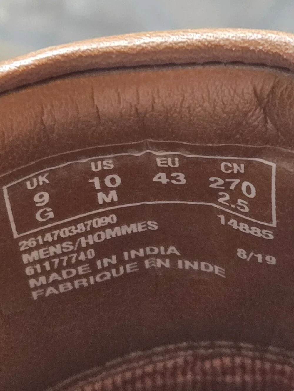 Clarks Men's Kempton Free Loafer, Brown Leather 10 M US